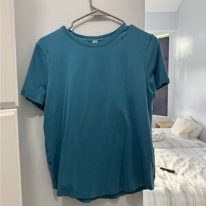 lululemon athletica Blue Short Sleeve Tee